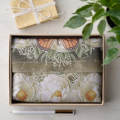 Papier Mousseline Lumière et pivoines Chandelier & Peonies Découpage (Cadeau)