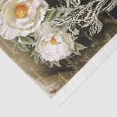 Papier Mousseline Lumière et pivoines Chandelier & Peonies Découpage (Détail)