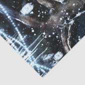 Papier Mousseline Lumières de l'Arbre Rustique de Pays des Merveille (Détail)