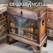 Papier Mousseline Lumières de rue Belle Époque - Découpage -