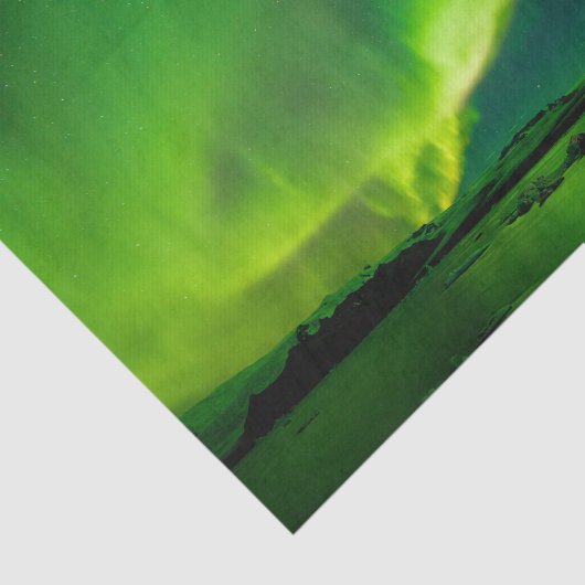 Papier Mousseline Luminaires nordiques d'Islande (Détail)