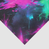 Papier Mousseline Luminosité du néon électrique (Détail)