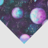 Papier Mousseline Luminosité du système solaire | Planète rose viole (Détail)