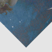 Papier Mousseline Luna Goddess at Night Scattering Stars (Détail)