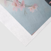 Papier Mousseline Luna Moth rose (Détail)