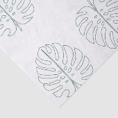 Papier Mousseline Lundi Monstera (Détail)