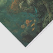 Papier Mousseline L'Undine verte (Détail)