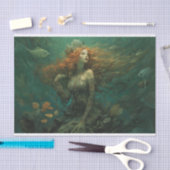 Papier Mousseline L'Undine verte (Artisanat)
