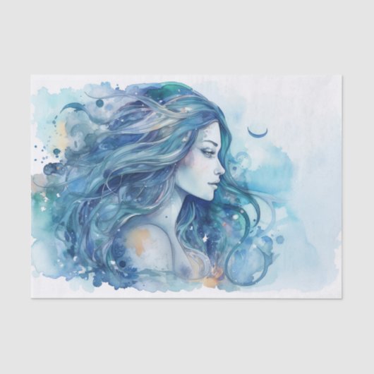 Papier Mousseline Lune (Recto)