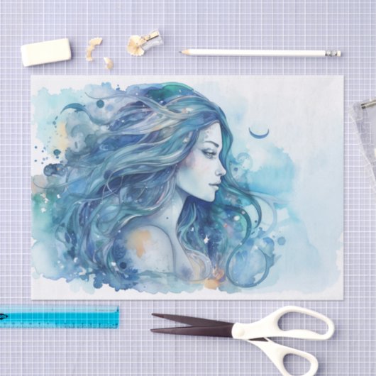 Papier Mousseline Lune (Artisanat)