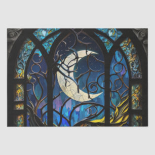 Papier Mousseline Lune de croissant en verre tendu