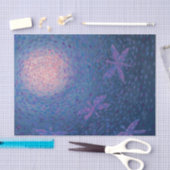 Papier Mousseline Lune de libellules (Artisanat)