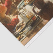 Papier Mousseline L'une des familles (l'âne étant Fed) (Détail)