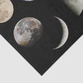 Papier Mousseline Lune et Étoiles (Détail)