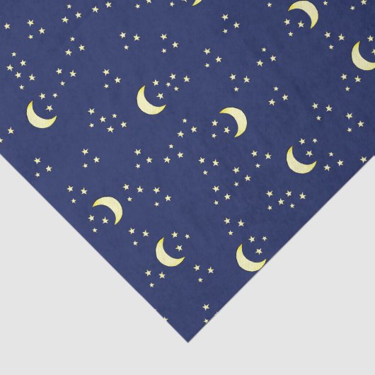 Papier Mousseline Lune et étoiles (Détail)