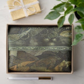 Papier Mousseline Lune et Étoiles par Alphonse Mucha (Cadeau)