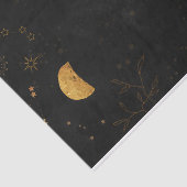 Papier Mousseline Lune étoiles constellation ciel nocturne profond d (Détail)