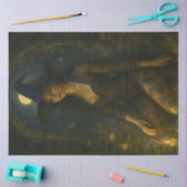 Papier Mousseline Lune Jardin Sorcière gothique Halloween Découpage (Artisanat)