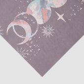 Papier Mousseline Lunes aquarelles colorées (Détail)