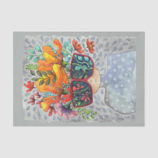 Papier Mousseline Lunettes de soleil Créativité Papier Tissu (Recto)