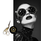 Papier Mousseline Lunettes de soleil Starry Rhinestone Découpage