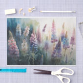 Papier Mousseline Lupins 1 (Artisanat)