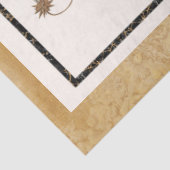 Papier Mousseline Lustre Vintage Dessin Architectural Français (Détail)