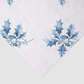 Papier Mousseline Lutins de Noël bleus (Détail)