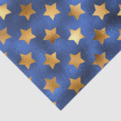 Papier Mousseline Luxe Blue and Gold Series Design 10 (Détail)