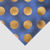 Papier Mousseline Luxe Blue and Gold Series Design 11 (Détail)