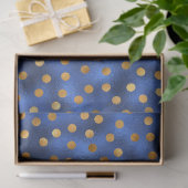 Papier Mousseline Luxe Blue and Gold Series Design 20 (Cadeau)