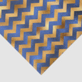 Papier Mousseline Luxe Blue et Gold Series Design 14 (Détail)
