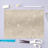 Papier Mousseline Luxe Champagne Arrière - plan Parties scintillant  (Artisanat)