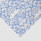 Papier Mousseline Luxe Damask Romantique Swan Love (Détail)