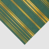 Papier Mousseline Luxe Moderne Green Gold Linen Texture Collection (Détail)