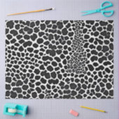 Papier Mousseline Luxe Moderne Léopard Blanc Elégante Collection (Artisanat)