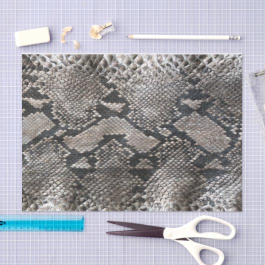 Papier Mousseline Luxe Python Snake Skin Rich Elegance Mode (Artisanat)