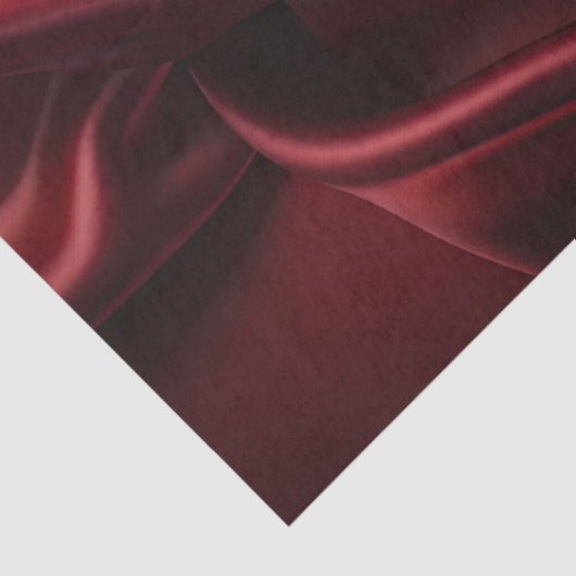 Papier Mousseline Luxe Red Satin (Détail)