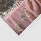 Papier Mousseline Luxueux Lion Banquet Rose Floral Table (Détail)