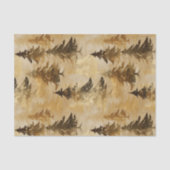 Papier Mousseline Luxury Gold & Bronze Metallic Christmas Tree  (Recto)