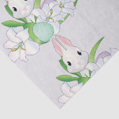Papier Mousseline Lys Bunny de Pâques (Détail)