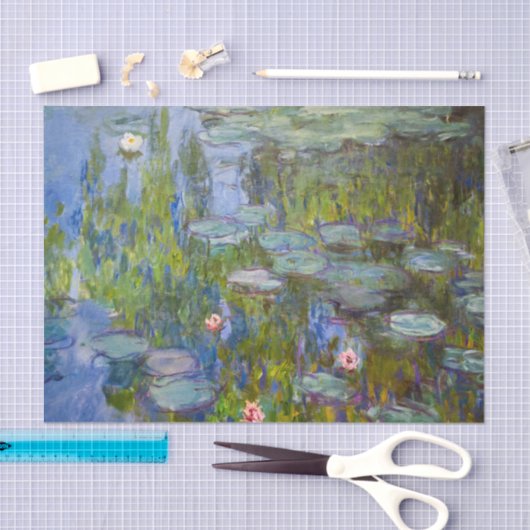 Papier Mousseline Lys d'eau Claude Monet (Artisanat)