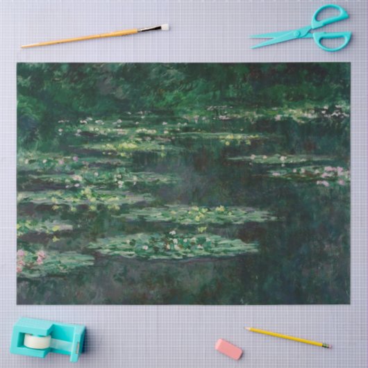 Papier Mousseline Lys d'eau (par Claude Monet) (Artisanat)