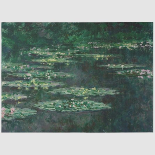 Papier Mousseline Lys d'eau (par Claude Monet) (Recto)