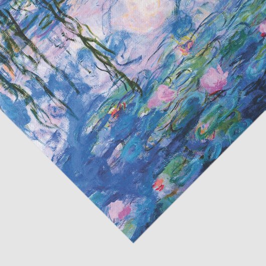Papier Mousseline Lys d'eau par Claude Monet  (Détail)