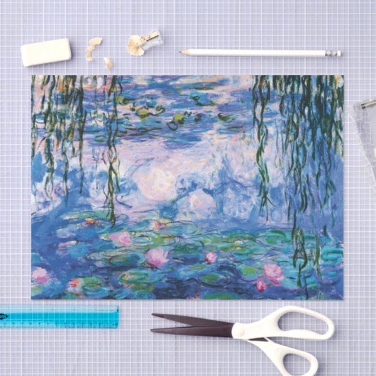 Papier Mousseline Lys d'eau par Claude Monet  (Artisanat)