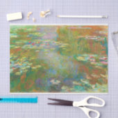 Papier Mousseline Lys d'eau par Claude Monet Decoupage (Artisanat)