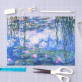 Papier Mousseline Lys d'eau rose Monet  (Artisanat)