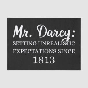 Papier Mousseline M. Darcy : Attentes irréalistes depuis 1813 II