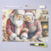 Papier Mousseline M. et Mme Clause Jolie Noël (Artisanat)